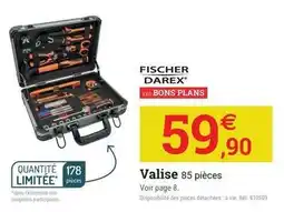 Espace emeraude Fischer - valise 85 pièces offre