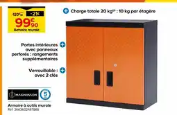 Castorama Magnusson armoire à outils murale offre