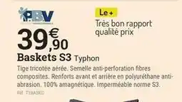 Espace emeraude Baskets s3 typthon offre