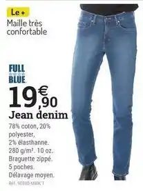 Espace emeraude Maille - full blue offre