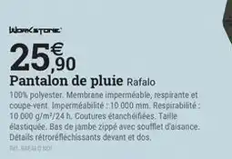 Espace emeraude Tails - pantalon de pluie rafalo offre