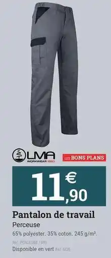 Espace emeraude Pantalon de travail offre