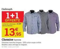 Espace emeraude Chemise homme offre