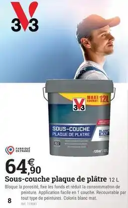 Espace emeraude Facile - sous-couche plaque de plàtre offre