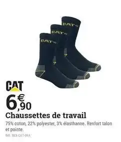 Espace emeraude Cat - chaussettes de travail offre