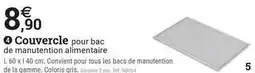 Espace emeraude Tous - couvercle pour bac de mantention alimentaire offre