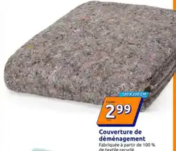 Action Couverture de déménnagement offre