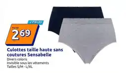 Action Culottes taille haute sans coutures sensabelle offre