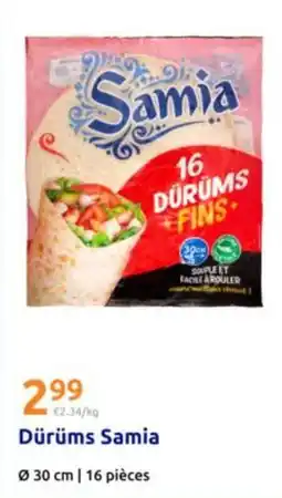 Action Samia - durums offre