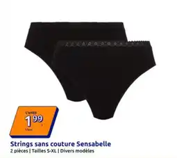 Action Strings sans couture sensabelle offre