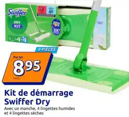 Action Swiffer - kit de démarrage dry offre