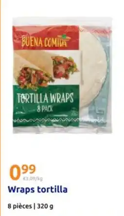 Action Tortilla wraps offre