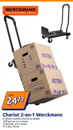 Action Werckmann - chariot 2-en-1 offre