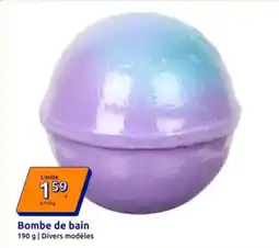 Action Bombe de bain offre