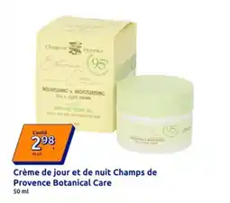 Action Care - crème de jour et de nuit champs de provence botanical offre