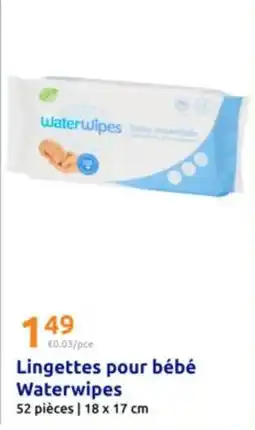 Action Waterwipes - lingettes pour bébé offre