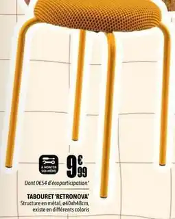 L'incroyable Tabouret rétronova offre
