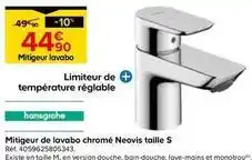 Castorama Hansgrohe - mitigeur de lavabo chromé neovis taille s offre