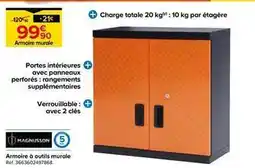 Castorama Magnusson - armoire à outils murale offre