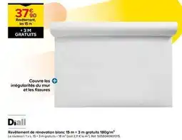 Castorama Diall - revêtement de rénovation blanc 15 m + 3 m gratuits offre
