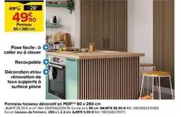Castorama Panneau tasseau décoratif en mdf offre
