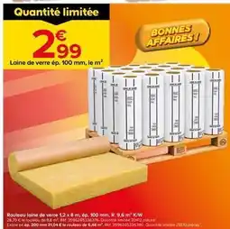 Castorama Routeau laine de verre offre