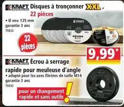 Norma Kraft - discues a tronconner xxl, 22 pièces offre