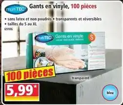 Norma Gants en vinyle, 100 pièces offre