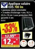 Norma Applique solaire eos 700 im offre