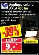 Norma Applique solaire axla 400 im offre