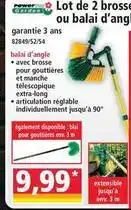 Norma Lot de 2 brosse ou balai d'ang offre