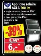 Norma Applique solaire 200 im offre