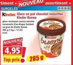 Norma Ferrero rocher - glace en pot chocolat noisettes kinder bueno offre
