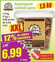 Norma Assortiment cocktail apéro offre