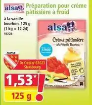 Norma Alsa - crème pâtissière à la vanille bourbon offre
