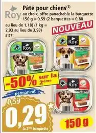 Norma Roy - pâté pour chiens offre