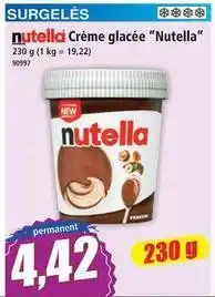 Norma Nutella - creme glacée offre