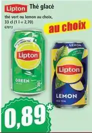 Norma Lipton - the vert ou lemon au choix offre