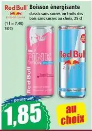 Norma Red bull - boisson énergisante offre