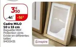 Weldom Inspire - cadre milo 10 x 15 cm offre