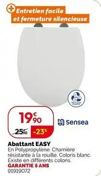 Weldom Sensea - abattant easy offre