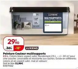 Weldom Luxens - peinture couleur multisupports offre