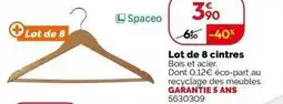 Weldom Spaceo - lot de 8 cintres offre
