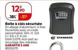 Weldom Standers - boite a cles securisee offre