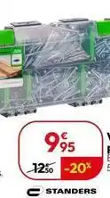 Weldom Standers - valisette de 500 vis pozideiv tete fraisee offre
