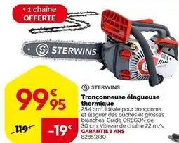Weldom Sterwins - tronçonneuse elagueuse thermique offre