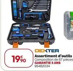 Weldom Dexter - assortiment d'outils offre