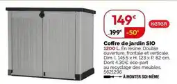 Weldom Keter - coffre jardrin sio offre