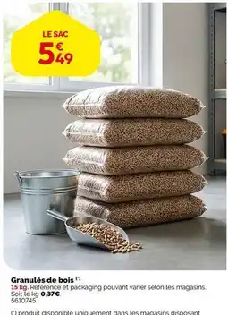 Weldom Granule bois offre