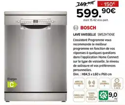Gitem BOSCH LAVE VAISSELLE SMS2HTI06E offre